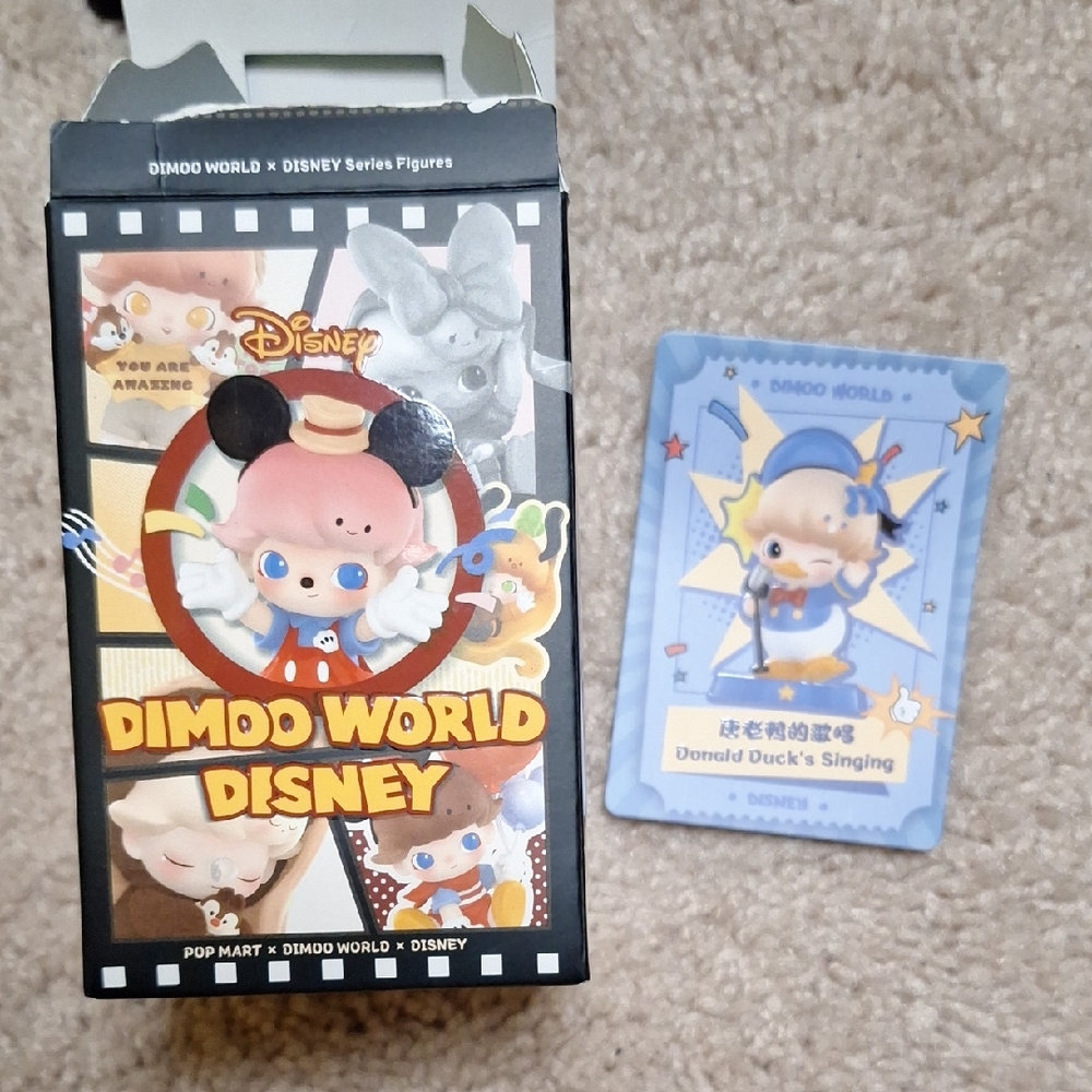 Popmart Disney Dimoo World Series Figure- Donald Duck Singing